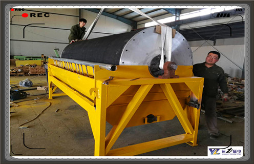 永磁筒式磁選機(jī)，上海CTS-1530永磁筒式磁選機(jī)的參數(shù)_磁鐵如何分布_上海CTS-1530永磁筒式磁選機(jī)的參數(shù)不吸鐵如何處理