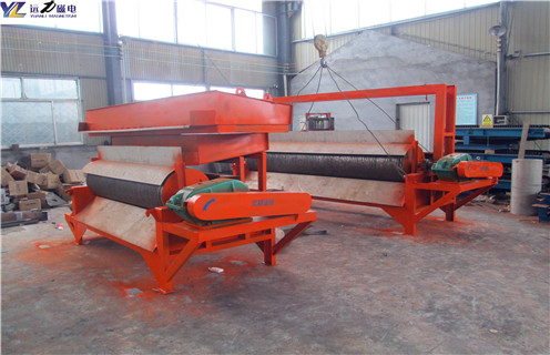 石英砂磁選機，石英砂超強磁磁選機_皮帶工作原理_磁鐵礦石英砂超強磁磁選機廠家